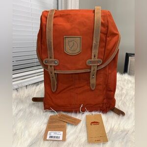 Fjallraven Rucksack LIKE NEW No. 21 Small Backpack Leather Outdoor Hiking Travel